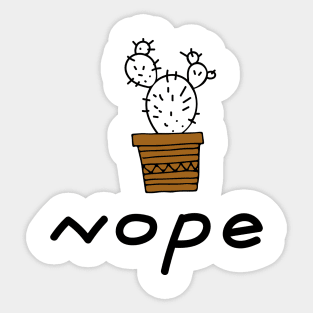 Nope Sticker